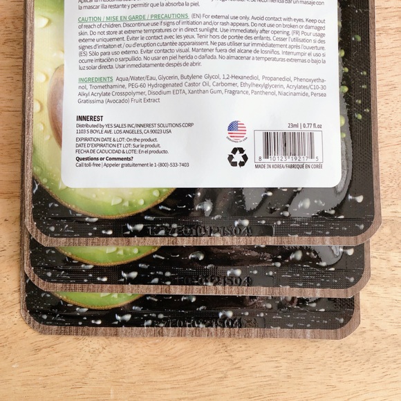 Korean sheet masks 6 pack beauty face mask k beauty - Picture 6 of 6